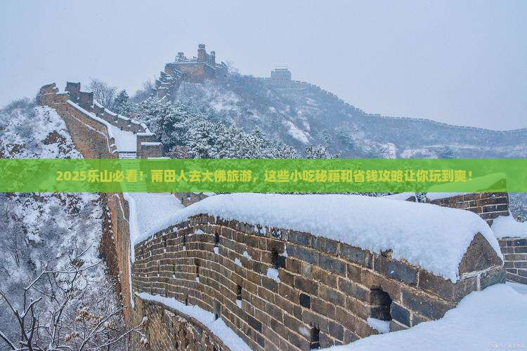 莆田去四川乐山大佛旅游小吃