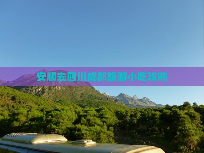 安顺去四川成都旅游小吃