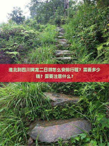 淮北到四川黄龙二日游怎么安排行程？需要多少钱？需要注意什么？