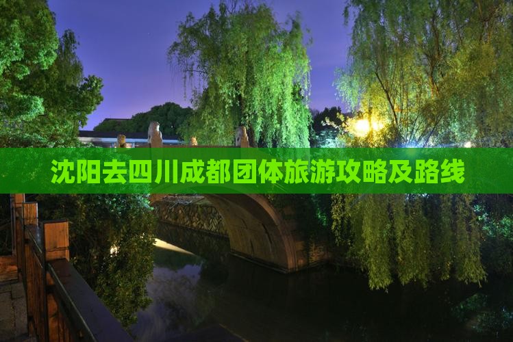 沈阳去四川成都团体旅游攻略及路线