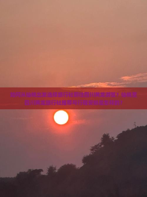 如何从仙桃出发选择旅行社前往四川黄龙游览？仙桃至四川黄龙旅行社推荐与行程安排是怎样的？