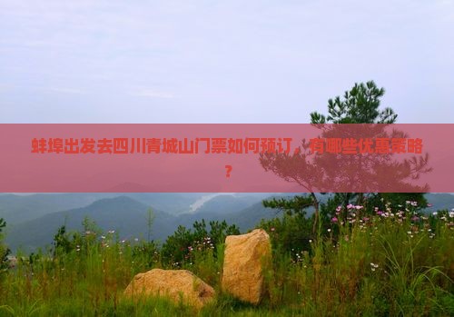 蚌埠出发去四川青城山门票如何预订，有哪些优惠策略？