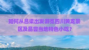 如何从吕梁出发游览四川黄龙景区及品尝当地特色小吃？