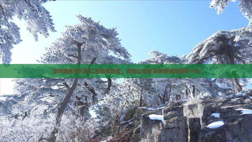 德州游客四川都江堰旅游攻略：青城山景点深度游哪里值得一去