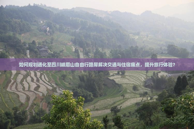 如何规划通化至四川峨眉山自由行路犀解决交通与住宿痛点，提升旅行体验？