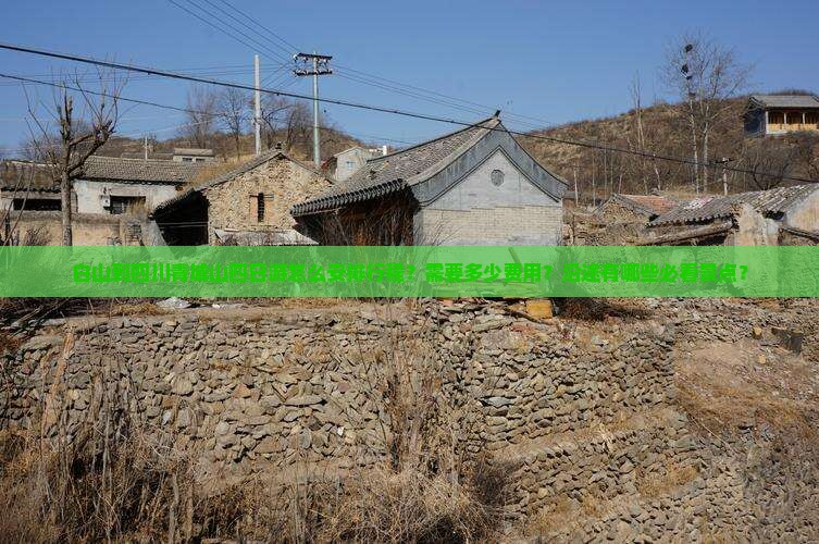白山到四川青城山四日游怎么安排行程？需要多少费用？沿途有哪些必看景点？