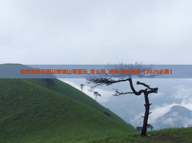 克孜勒苏到四川青城山哪里玩
