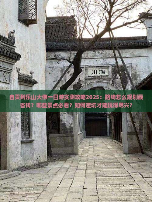 自贡到四川乐山大佛一日