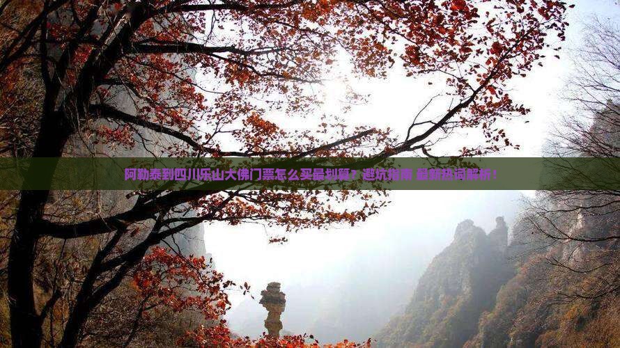 阿勒泰到四川乐山大佛门票