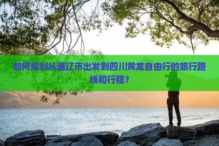 如何规划从通辽市出发到四川黄龙自由行的旅行路线和行程？