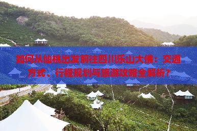 如何从仙桃出发前往四川乐山大佛：交通方式、行程规划与旅游攻略全解析？
