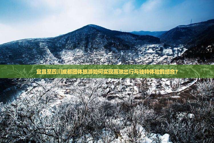 宜昌至四川成都团体旅游如何实现高效出行与独特体验的结合？