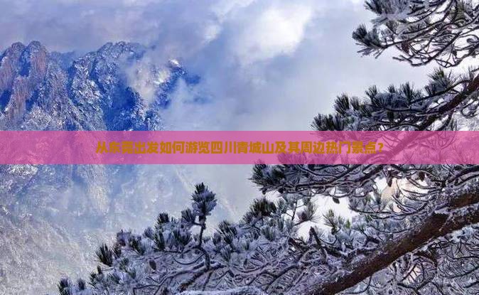 从东莞出发如何游览四川青城山及其周边热门景点？