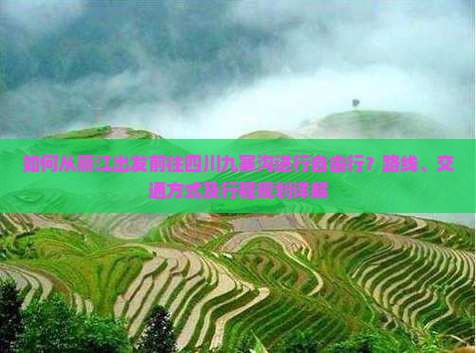 如何从丽江出发前往四川九寨沟进行自由行？路线、交通方式及行程规划详解