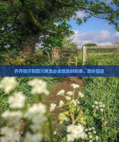 齐齐哈尔到四川黄龙必去地及时刻表、票价信息