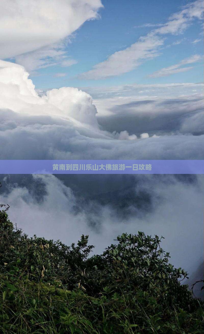黄南到四川乐山大佛旅游一日攻略