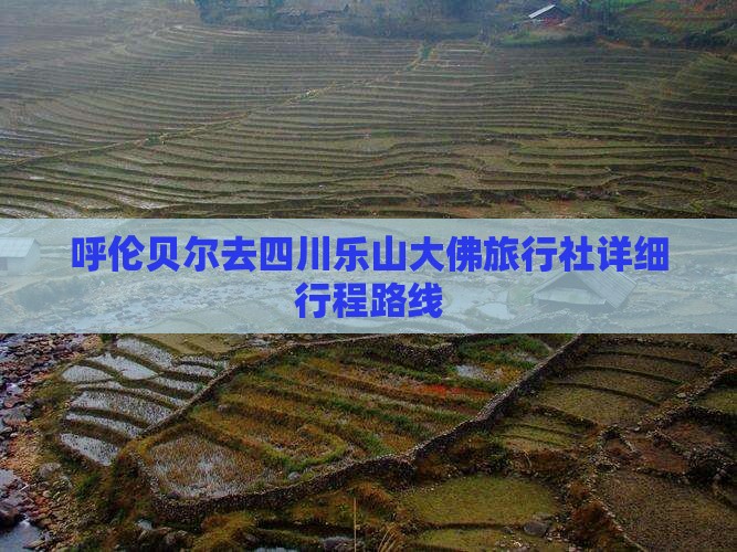 呼伦贝尔去四川乐山大佛旅行社详细行程路线