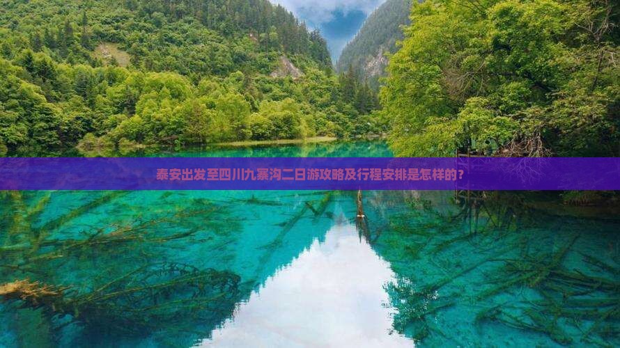 泰安出发至四川九寨沟二日游攻略及行程安排是怎样的？