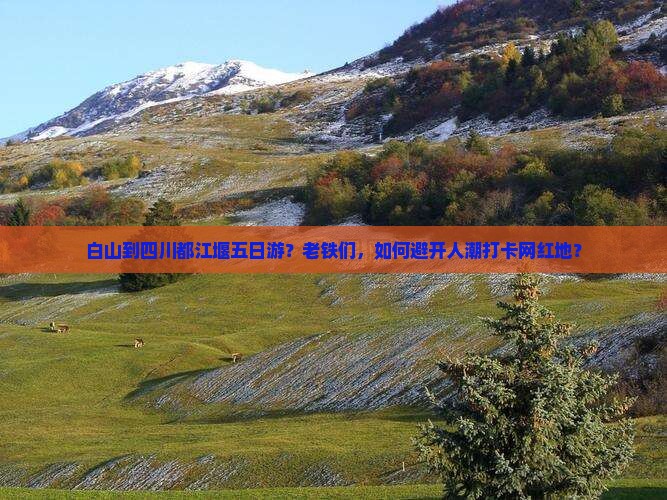 白山到四川都江堰五日游？老铁们，如何避开人潮打卡网红地？