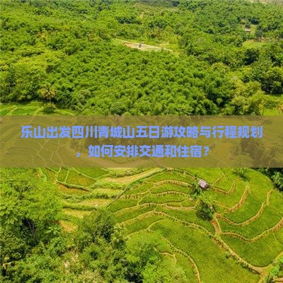 乐山出发四川青城山五日游攻略与行程规划，如何安排交通和住宿？