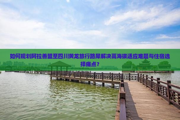 如何规划阿拉善盟至四川黄龙旅行路犀解决高海拔适应难题与住宿选择痛点？