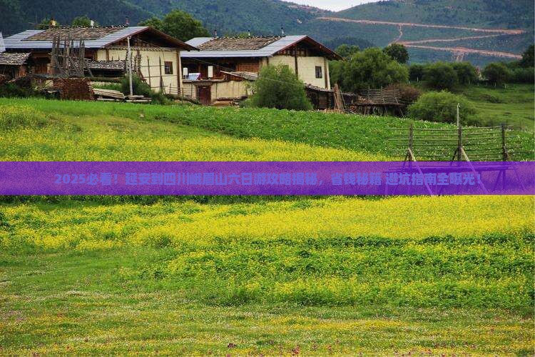 延安去四川峨眉山六日游