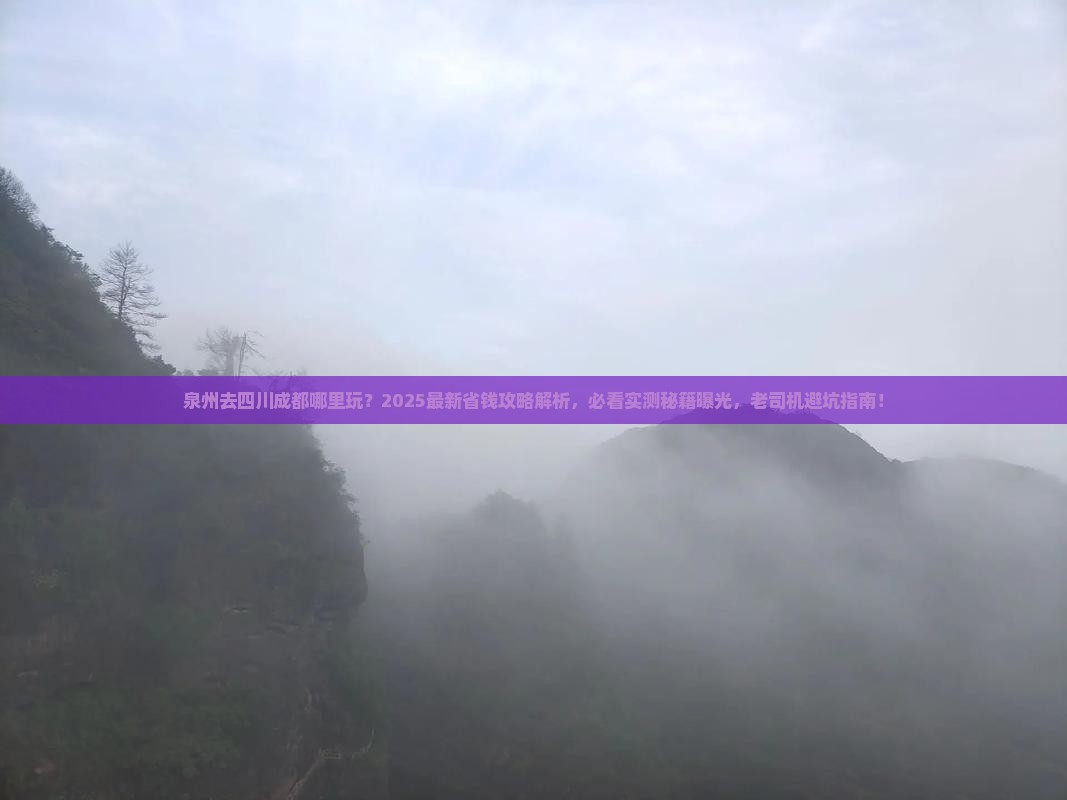 泉州去四川成都哪里玩
