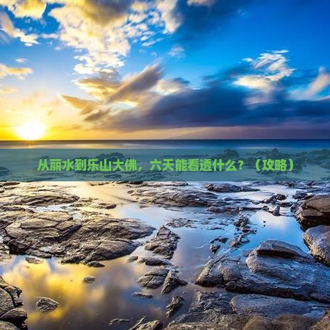 丽水到四川乐山大佛六日游