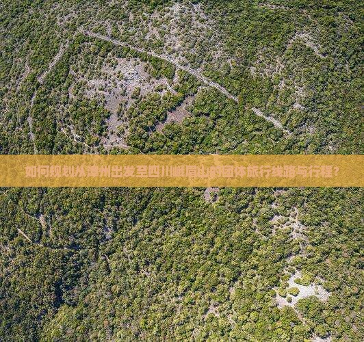 如何规划从漳州出发至四川峨眉山的团体旅行线路与行程？