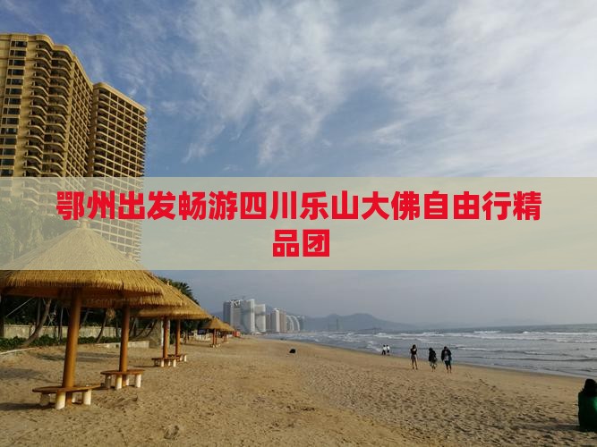 鄂州出发畅游四川乐山大佛自由行精品团