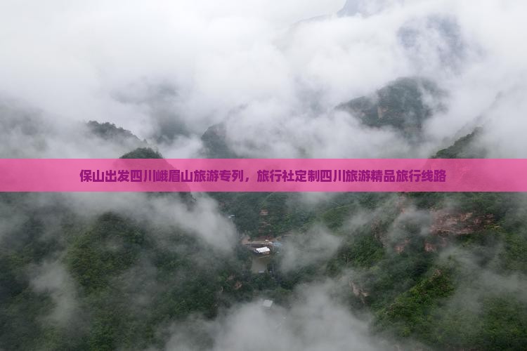 保山出发四川峨眉山旅游专列，旅行社定制四川旅游精品旅行线路