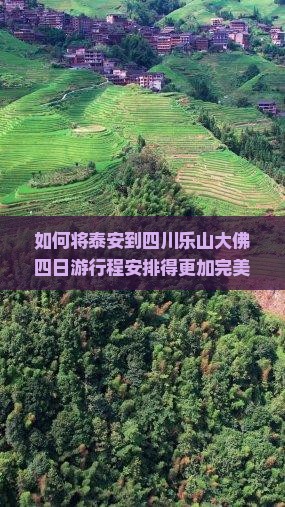 如何将泰安到四川乐山大佛四日游行程安排得更加完美？聚焦游客痛点，解锁新潮玩法！