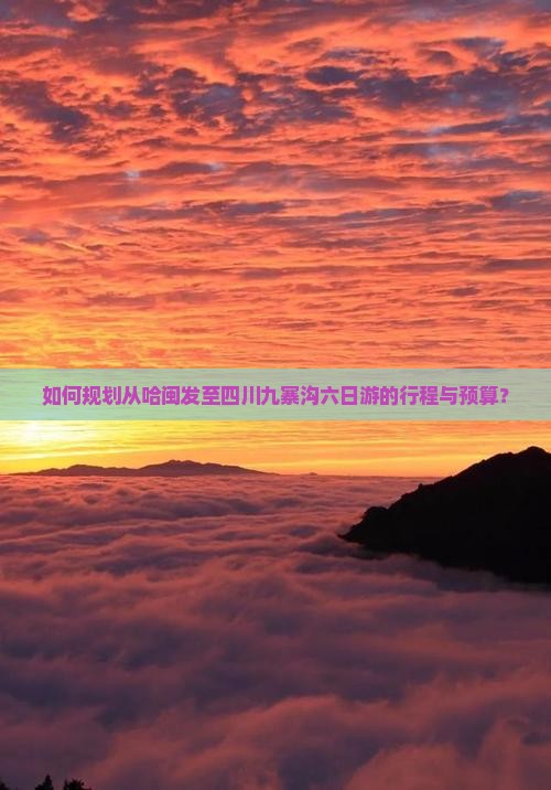 如何规划从哈闽发至四川九寨沟六日游的行程与预算？