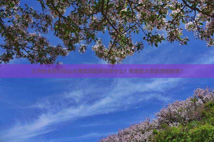 三月份去四川乐山大佛旅游需要注意什么？有哪些大型旅游团推荐？