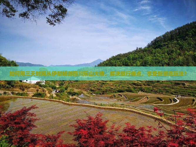 如何用三天时间从伊犁畅游四川乐山大佛，解决旅行痛点，享受新潮流玩法？