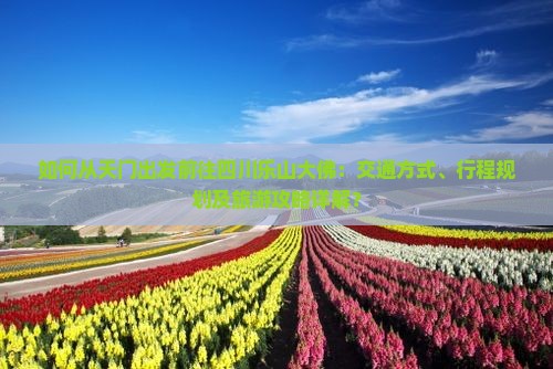 如何从天门出发前往四川乐山大佛：交通方式、行程规划及旅游攻略详解？