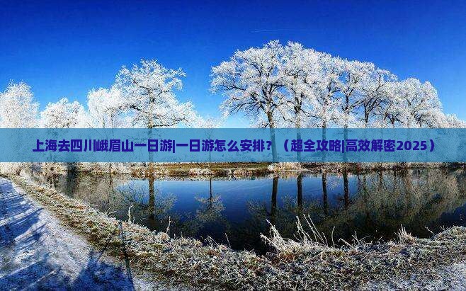 上海去四川峨眉山一日