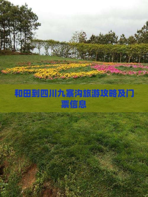 和田去四川九寨沟门票