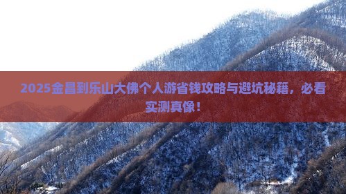 金昌到四川乐山大佛个人游