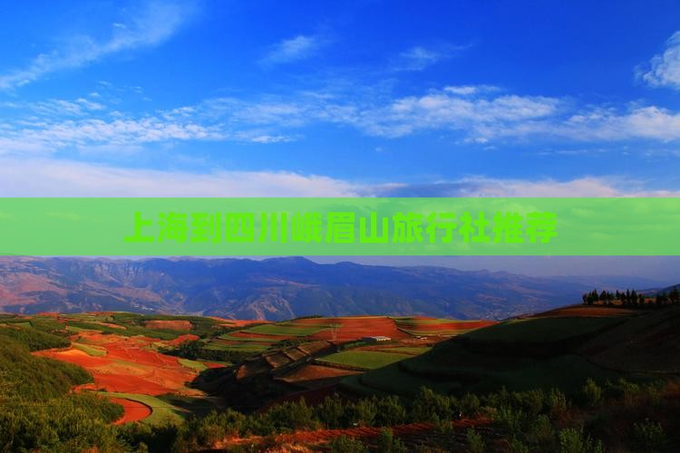 上海到四川峨眉山旅行社推荐