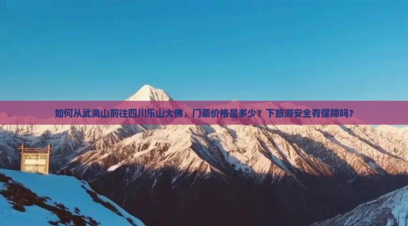 如何从武夷山前往四川乐山大佛，门票价格是多少？下旅游安全有保障吗？