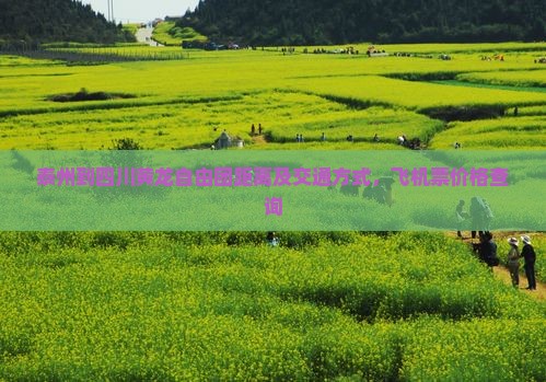 泰州到四川黄龙自由团距离及交通方式，飞机票价格查询