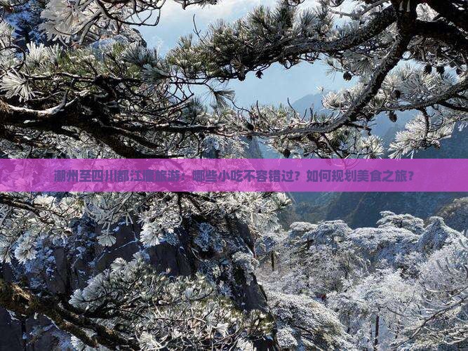 潮州至四川都江堰旅游：哪些小吃不容错过？如何规划美食之旅？