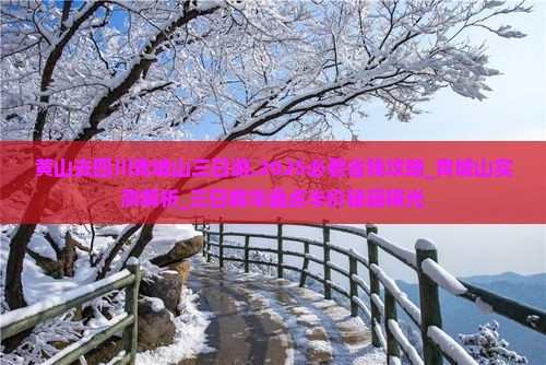 黄山去四川青城山三日游
