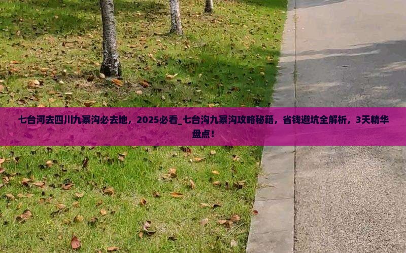 七台河去四川九寨沟必去地