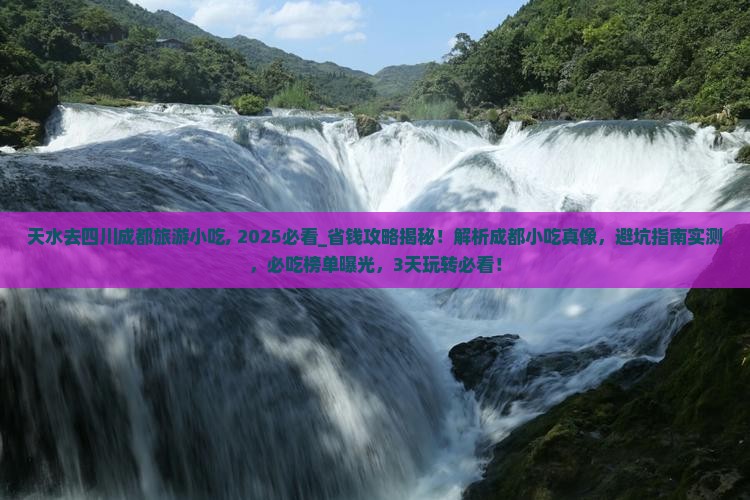天水去四川成都旅游小吃