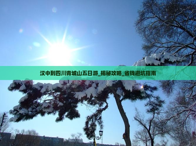 汉中到四川青城山五日游