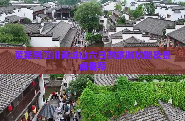 莱芜到四川青城山六日游