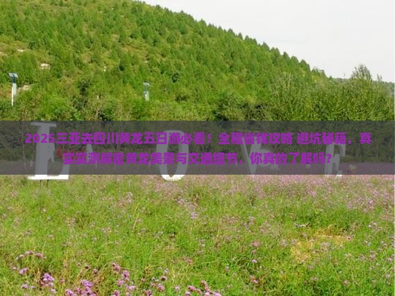 三亚去四川黄龙五日游
