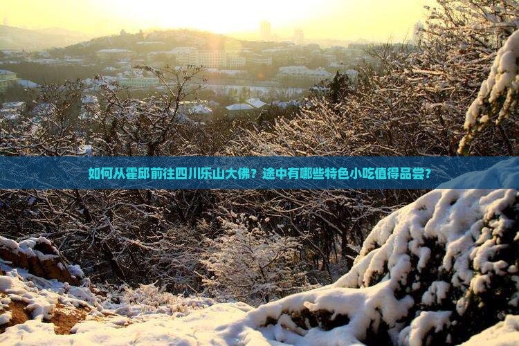霍邱到四川乐山大佛旅游小吃
